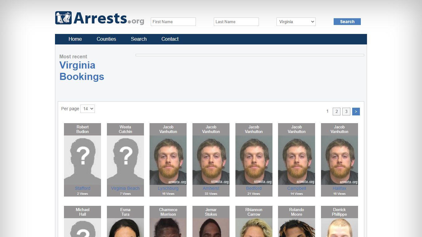 Virginia Arrests and Inmate Search